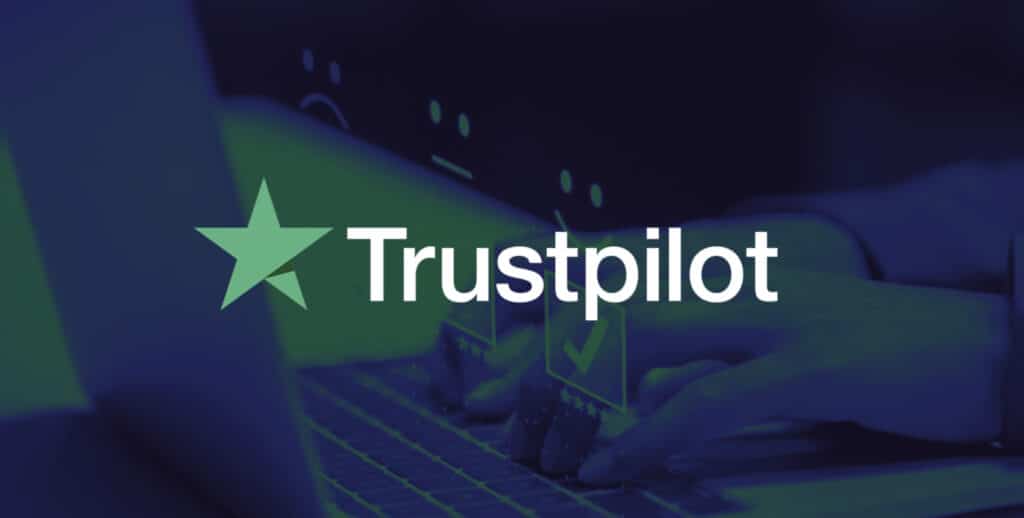 Trustpilot background with logo