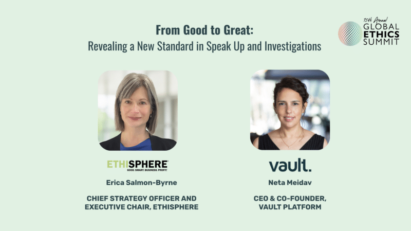 Watch The "From Good To Great" Global Ethics Summit Workshop - Vault